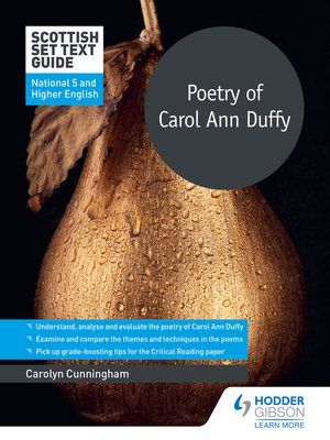 cover image of Scottish Set Text Guide: Poetry of Carol Ann Duffy for National 5 and Higher English